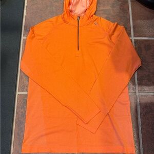 Orange Lululemon Hooded Pullover